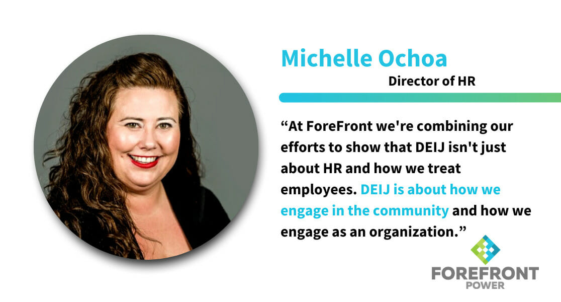 We Are ForeFront An interview with Director of HR Michelle Ochoa